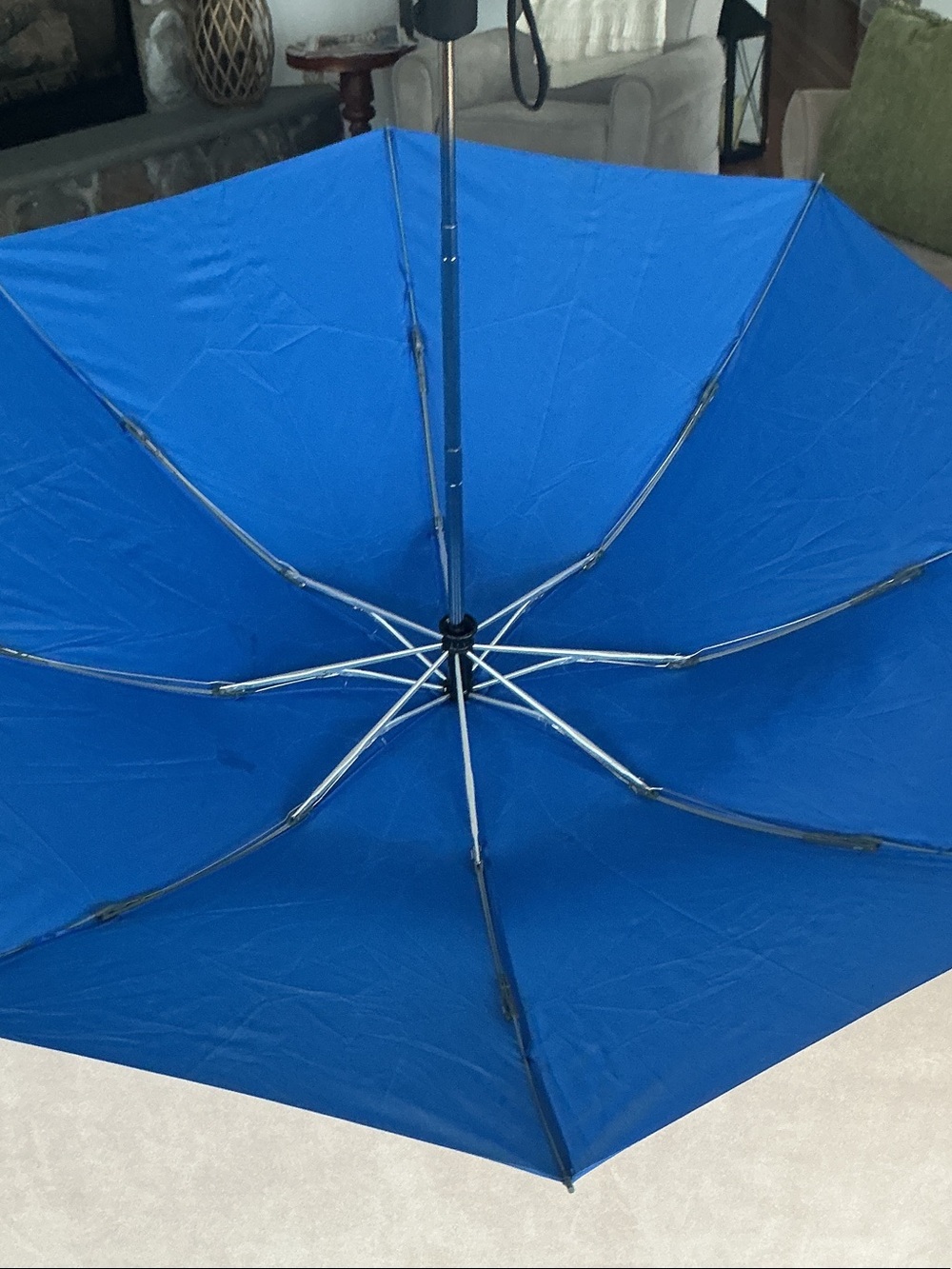 Classic Royal Blue Women's Travel Umbrella